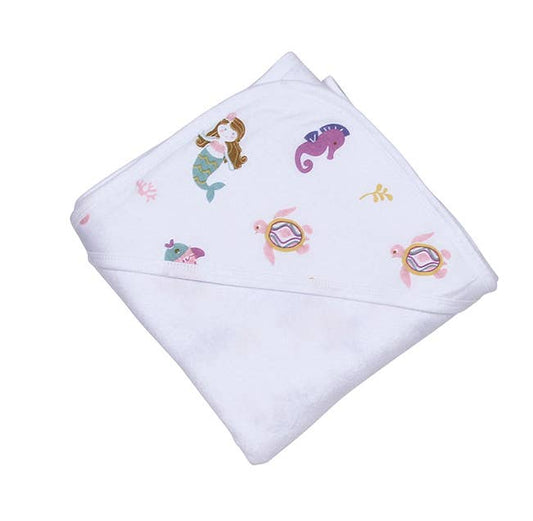 Pink Sea Life Infant Hooded Towel