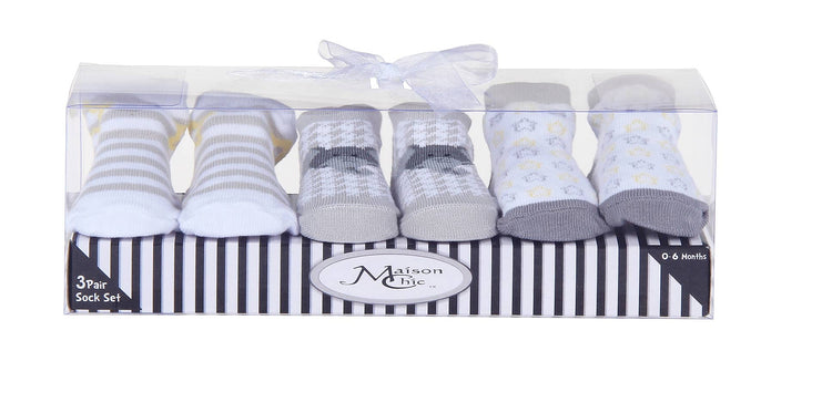 Emerson the Elephant Socks Gift Set