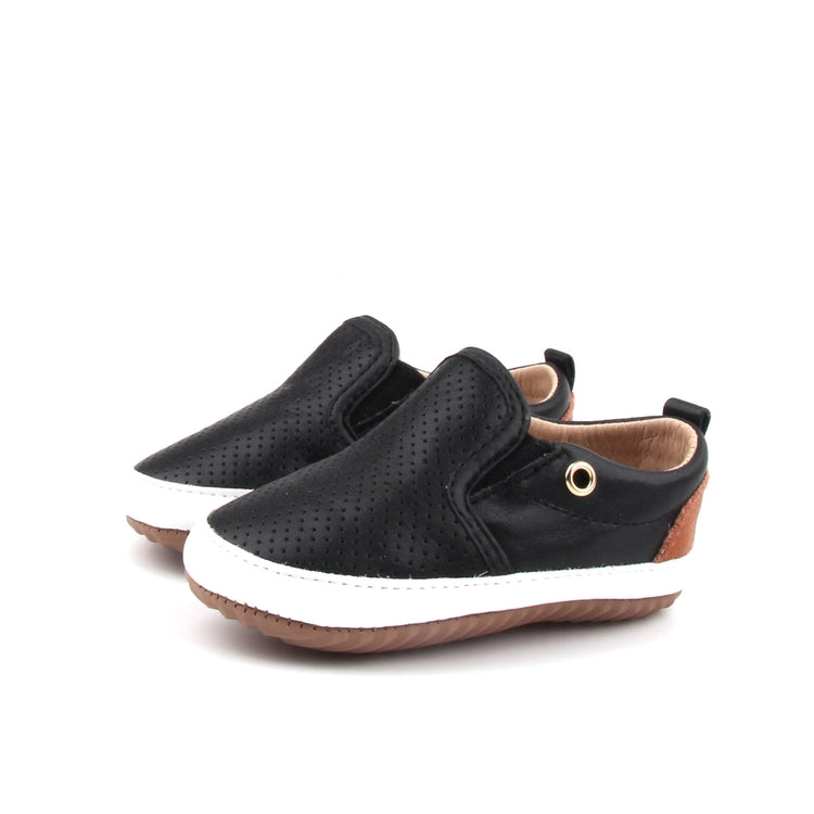 Black Quinn Slip On size 7