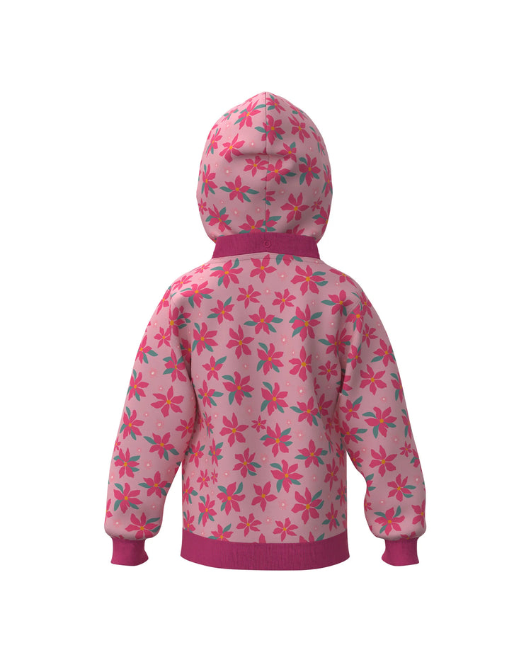 Collage Pink - Girls Hoodie (size 4T)