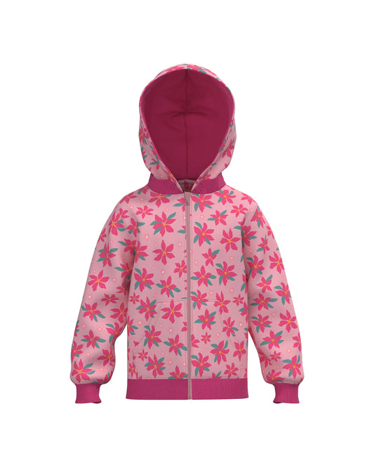 Collage Pink - Girls Hoodie (size 4T)