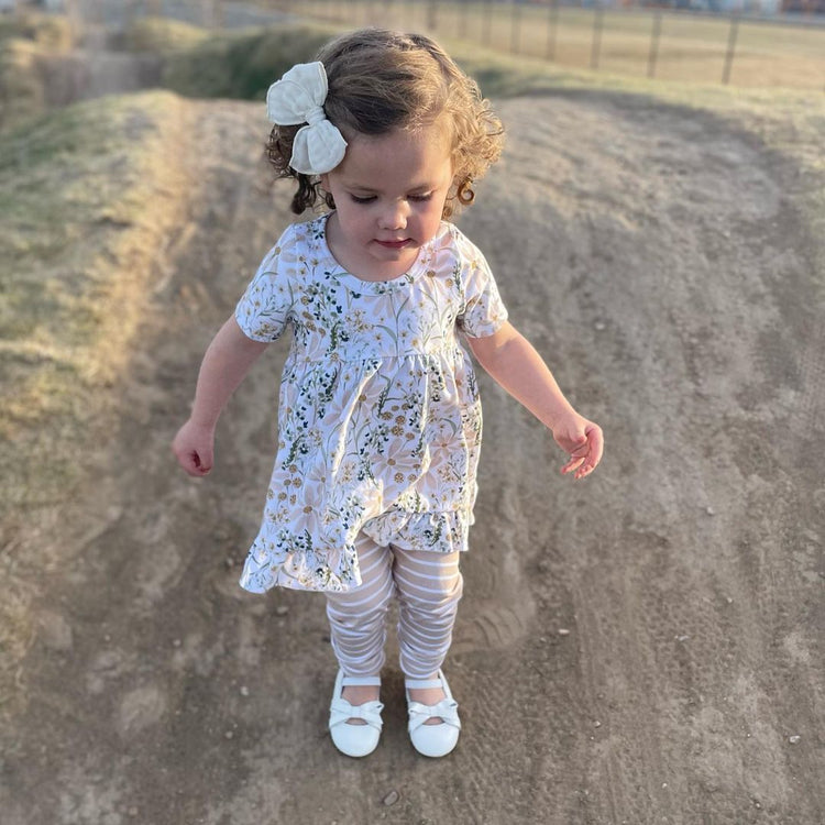 Creamy White Ballet Flat Size 6