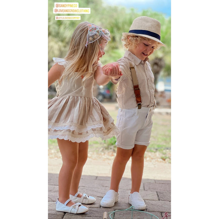 Creamy White Ballet Flat Size 6