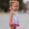 Girls Feather Swing Tank & Matching Ruffle Bottom
