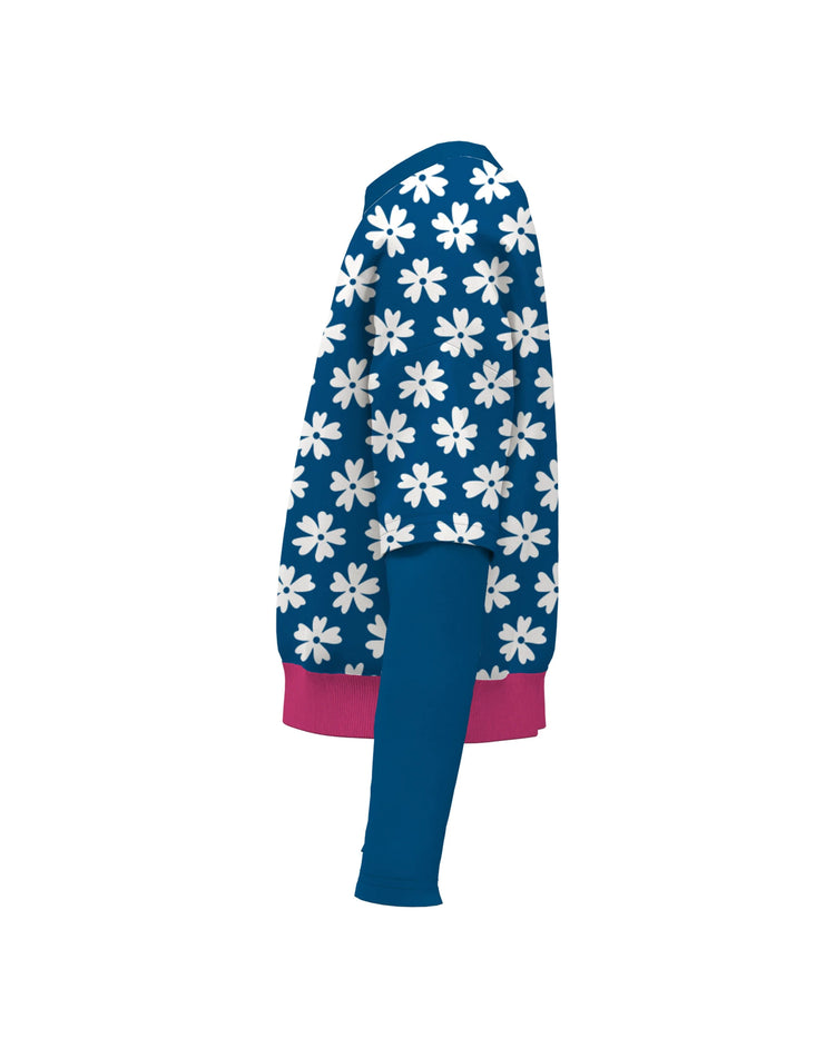 Girls Crop Sweatshirt