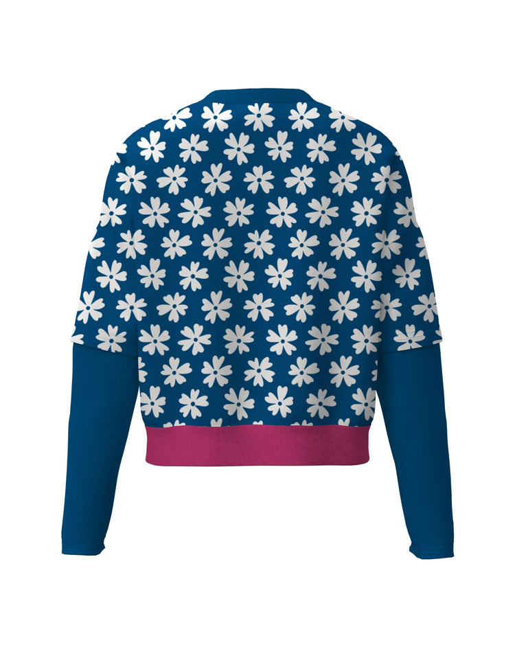 Girls Crop Sweatshirt