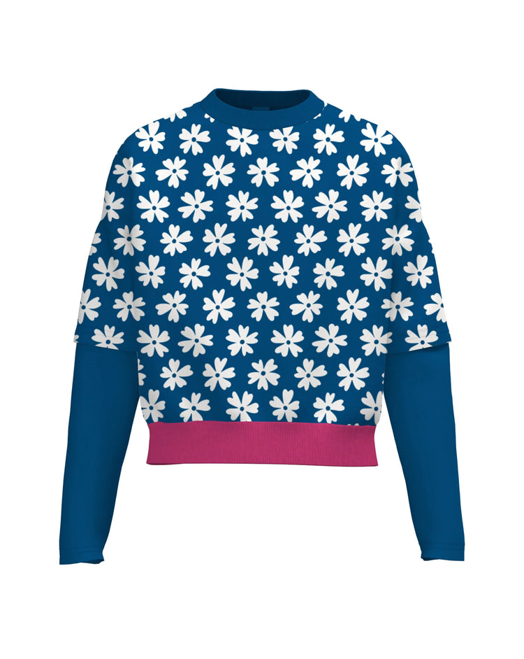 Girls Crop Sweatshirt