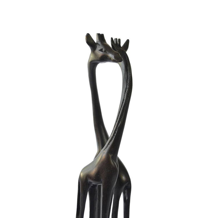 Jacaranda Double Giraffe Sculpture