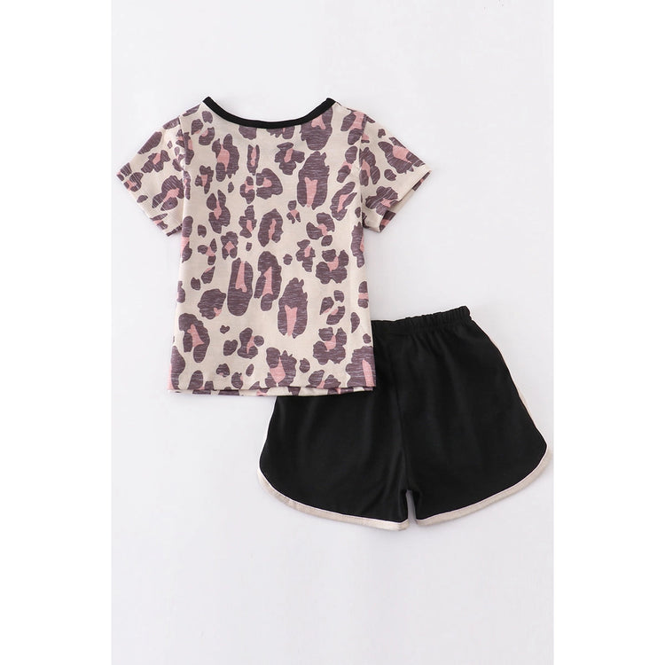 Leopard print lounge set