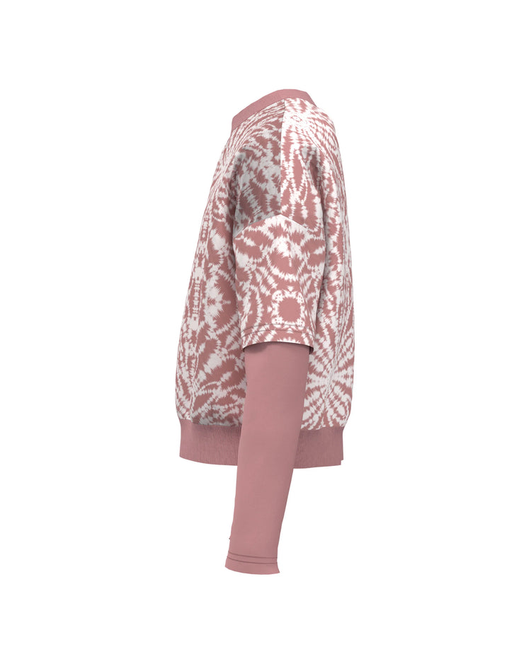 Girls Crop Sweatshirt