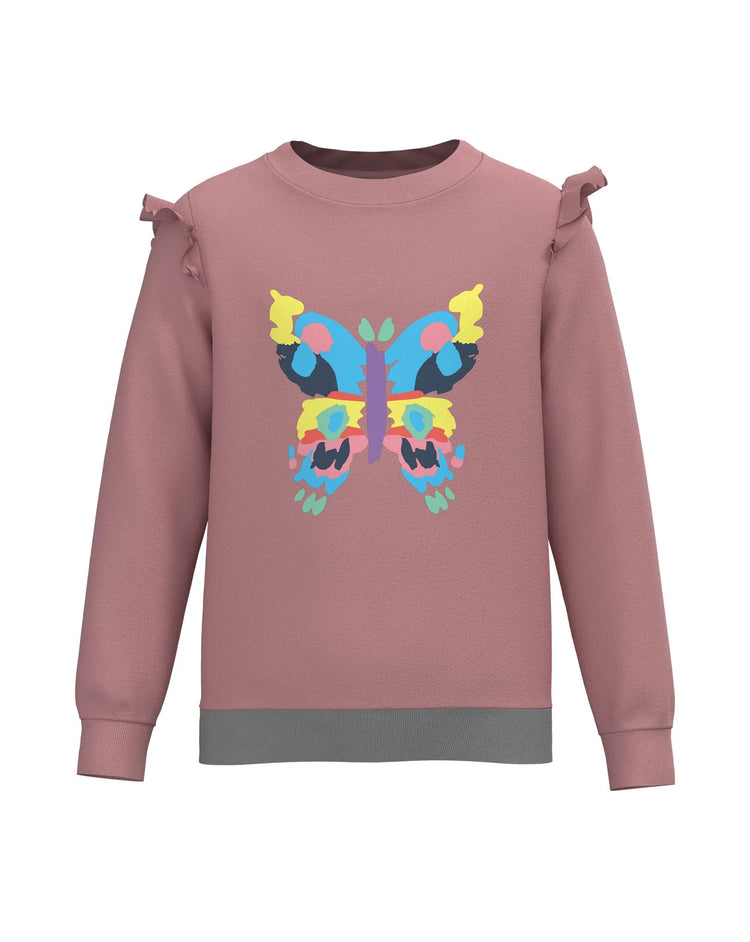 Girls Ruffle Sweatshirt