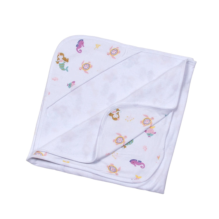 Pink Sea Life Infant Hooded Towel