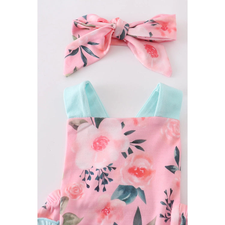 Striped turtle applique  ruffle baby bubble