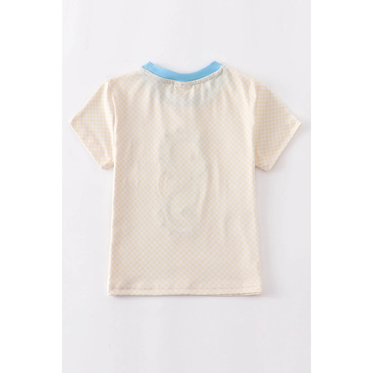 Seahorse applique boy shirt