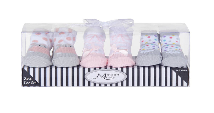 Hannah the Hippo Socks Gift Set