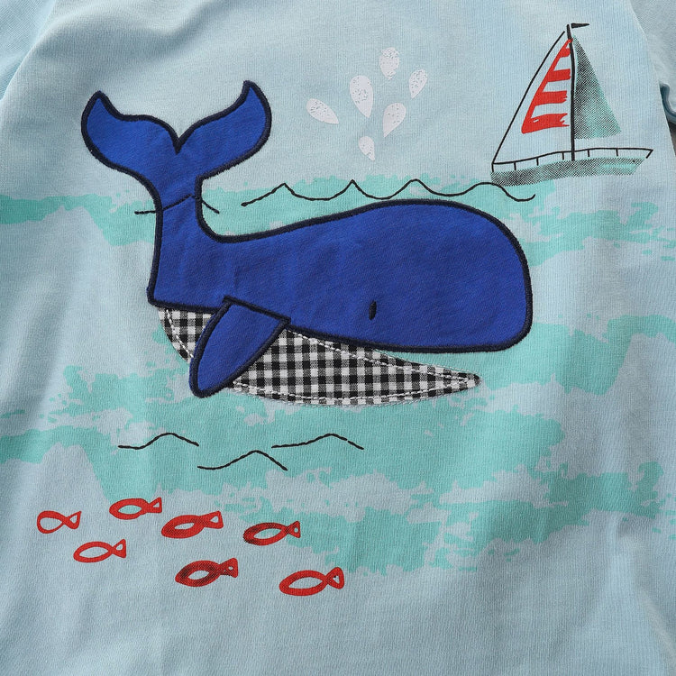 Boys' 2 Piece Summer Crew Neck  T-Shirt and Shorts