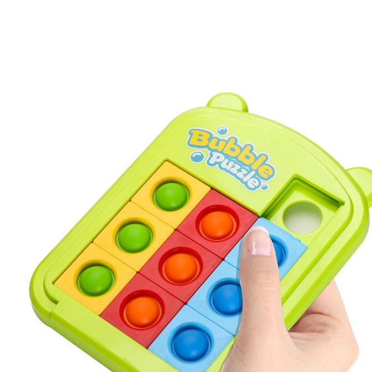 Brain Teasing Color Slide Puzzle + Fidget Pop It
