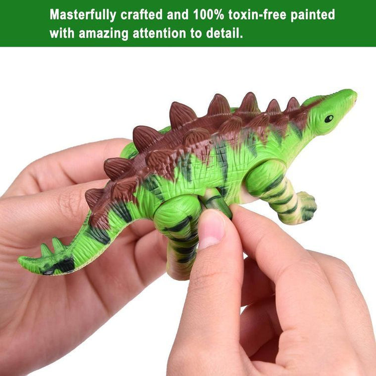 12 Pack Wind Up Dinosaur Toys