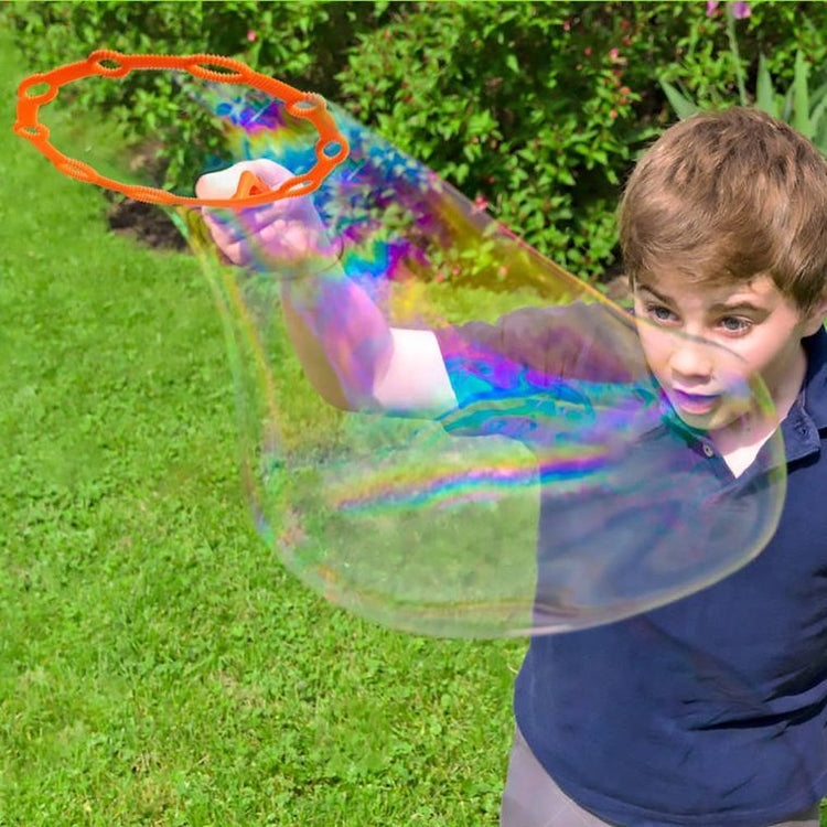 14 Pcs Big Bubbles Maker Giant Bubble Wands with Solutions