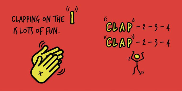 Clap on the 2 and 4 Board Book