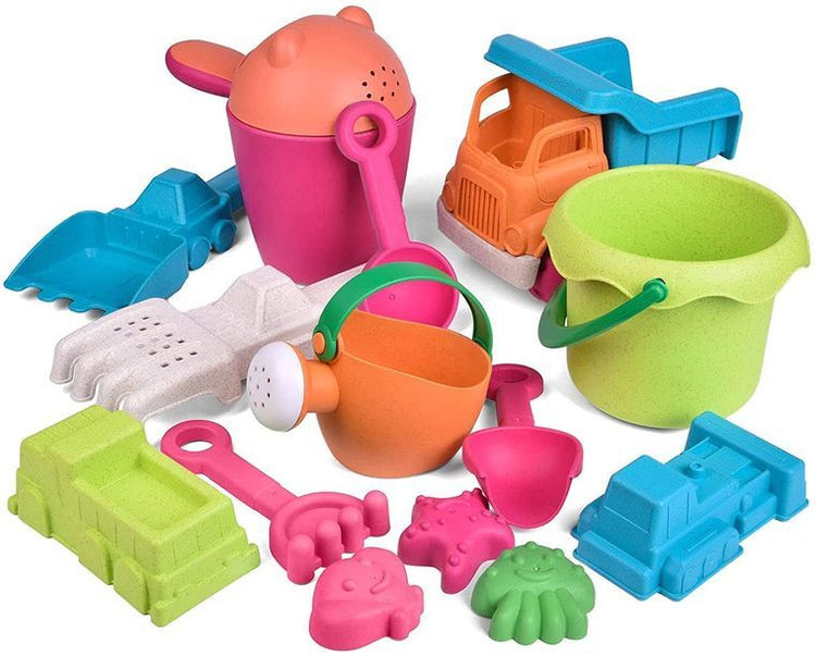 14PCs Snow Toys Beach Sand Toys Included and Bucket