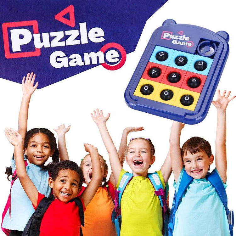 Brain Teasing Color Slide Puzzle + Fidget Pop It