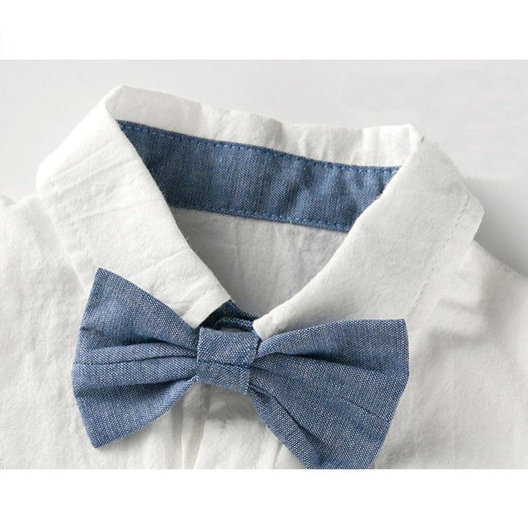 Boys Infant Summer Jumpsuit Bib Two Piece Set