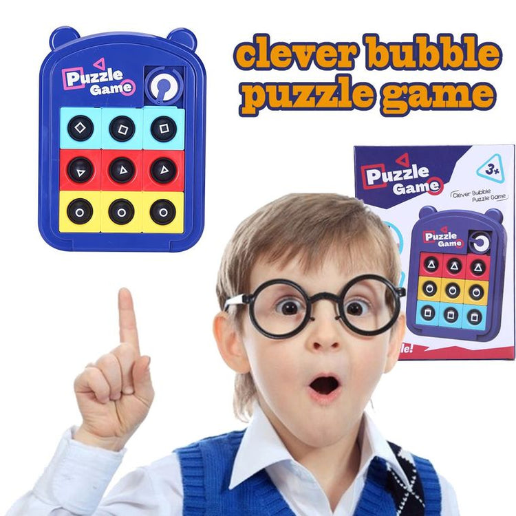 Brain Teasing Color Slide Puzzle + Fidget Pop It