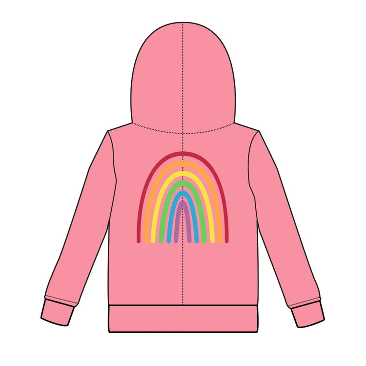 Rainbow Print Hooded Sweatshirt (5yrs)