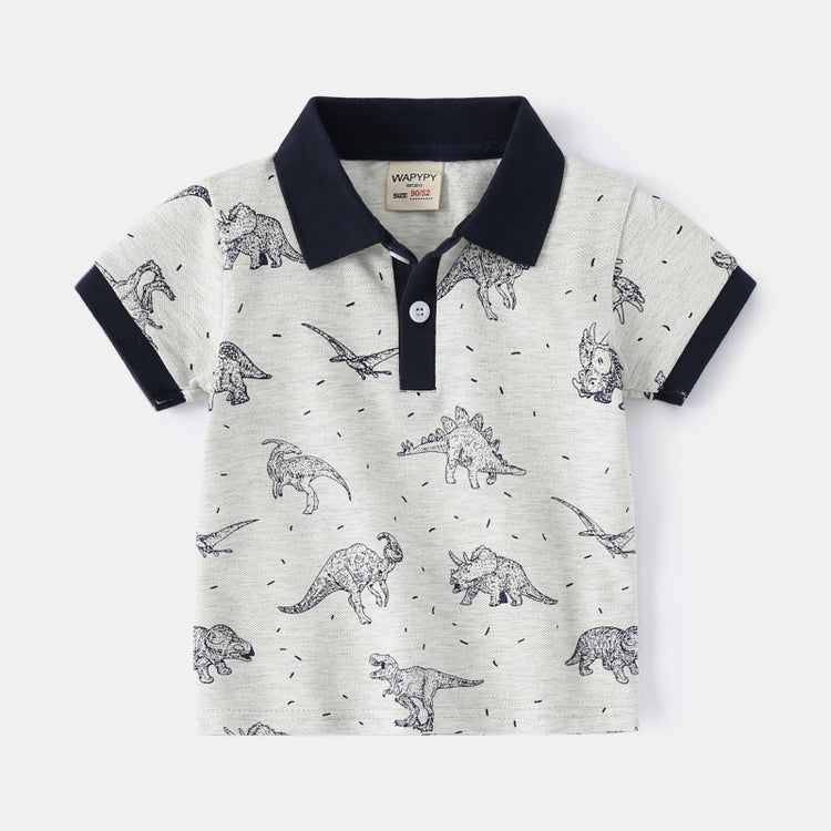 Boys' T-Shirt Short Sleeved Polo