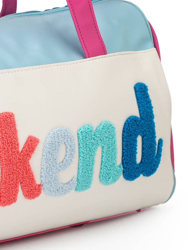 sassy kids palace - Weekend Embroidery Duffel Bag