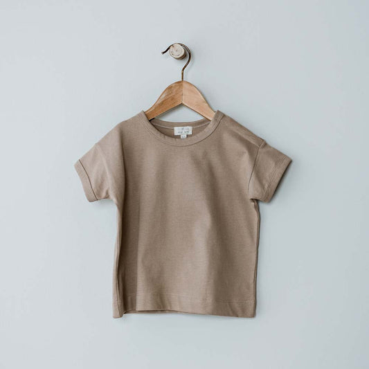 The Boxy Tee - Mushroom