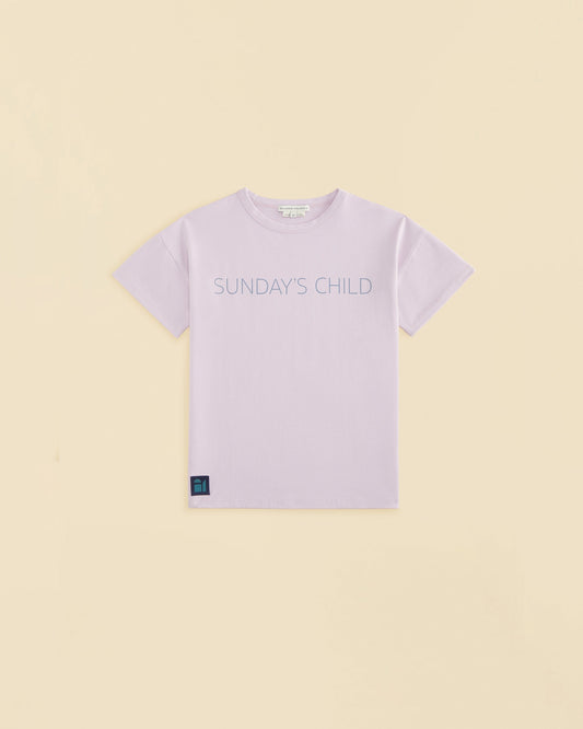 Sundays Child Tee - Lavender Frost