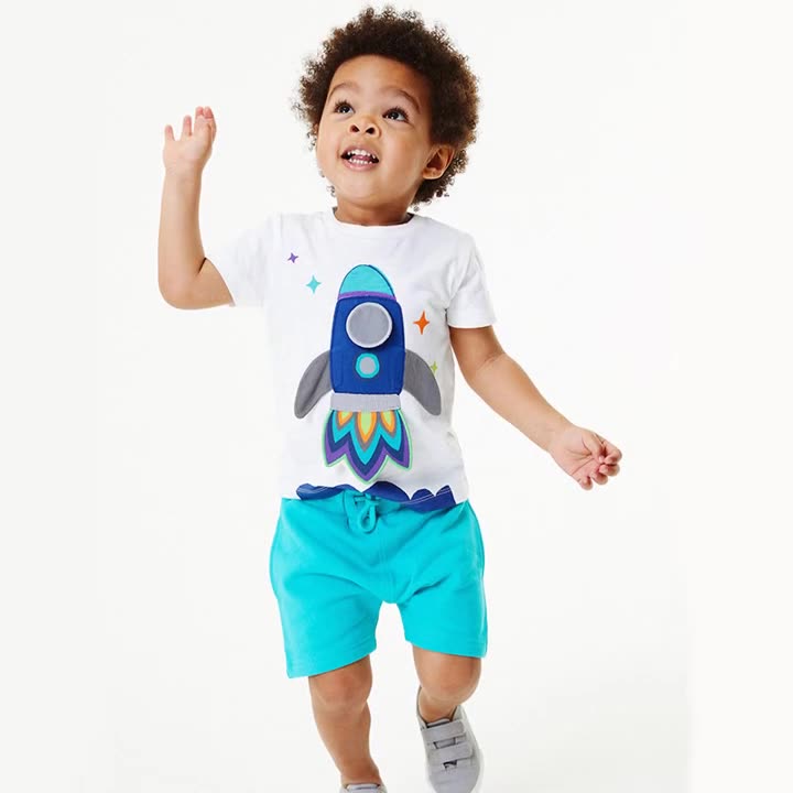 Boys' 2 Piece - Summer T-Shirt  + Shorts