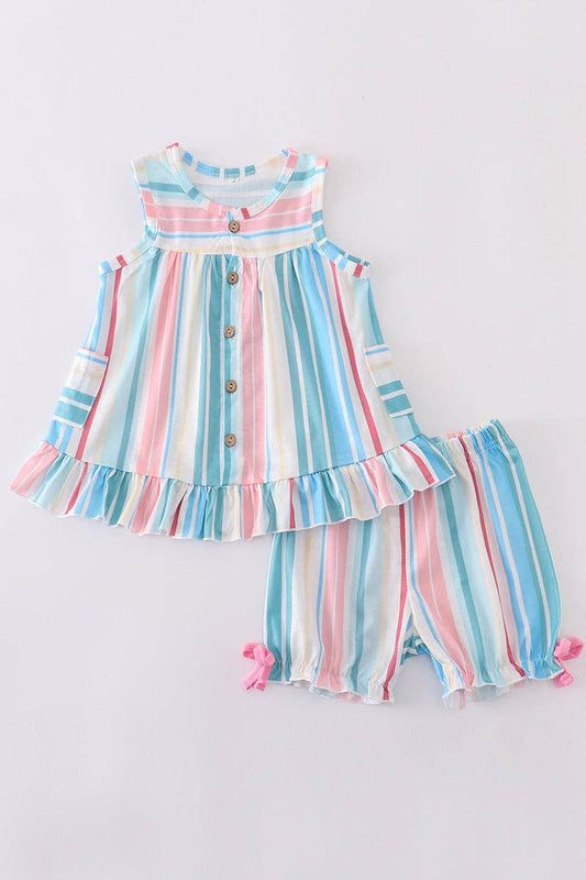 Blue stripe set