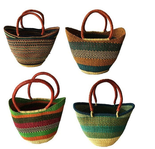 YIKENE U-SHOPPER GHANA BASKETS - ASSORTED COLORS, 1 EA