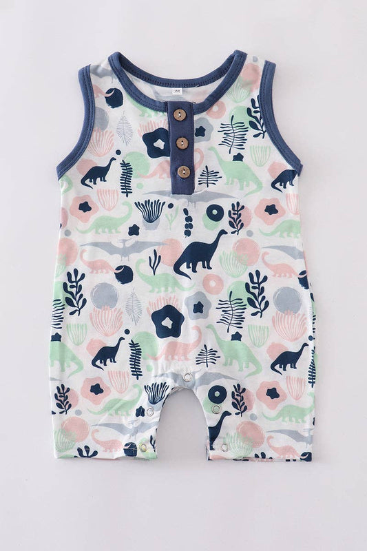 Dinosaur baby romper