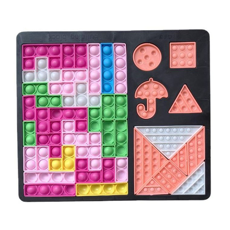 4 In 1 Puzzle + Tangram + Shape Fitting Sensory Puzzle