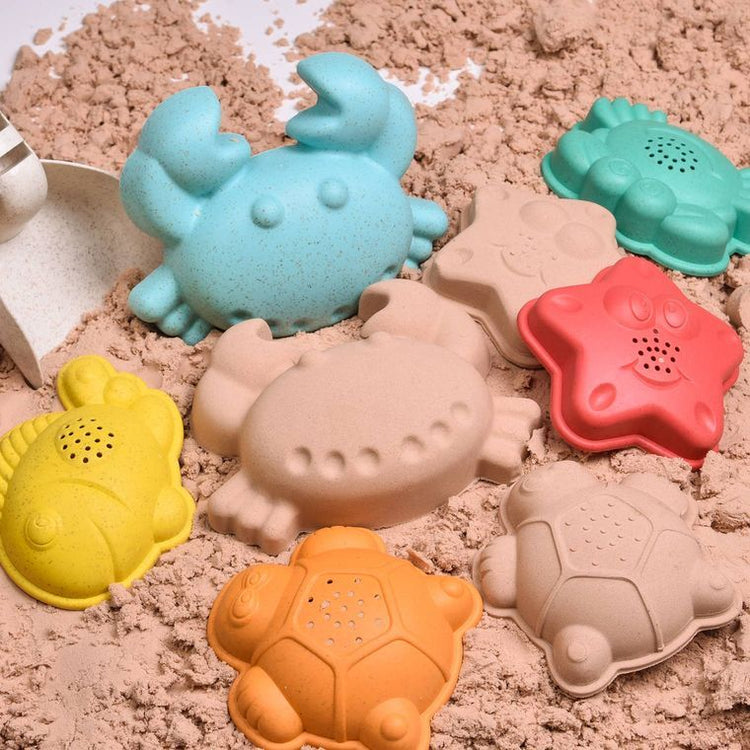12Pcs Beach Sand Toys Set, Foldable Beach Bucket