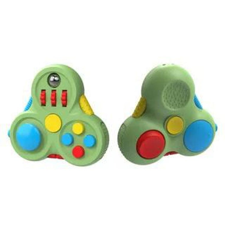 2-In-1 Fidget Controller Pad Cube 11 Functions + Spinner