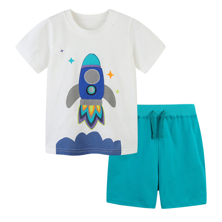 Boys' 2 Piece - Summer T-Shirt  + Shorts